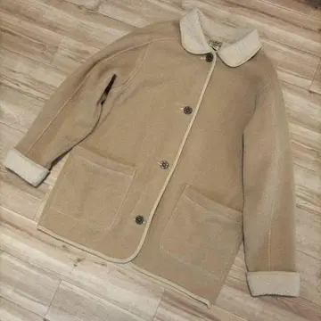 빈티지 LLBean 플리스 자켓 코트 보아