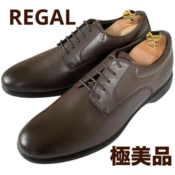 [새상품 동급] REGAL 플레인토 V236 가죽 다크 브라운