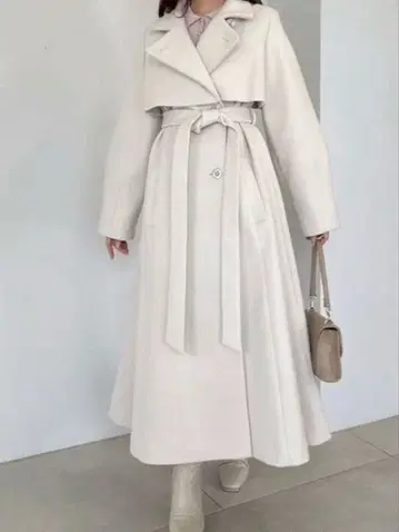 dazzlin 2WAY 레이디 코트 아이보리 S