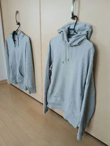 남성용 후드티 세트 유니클로 그레이