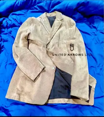 [천연 가죽] UNITED ARROWS 테일러드 가죽 자켓 이탈리아제