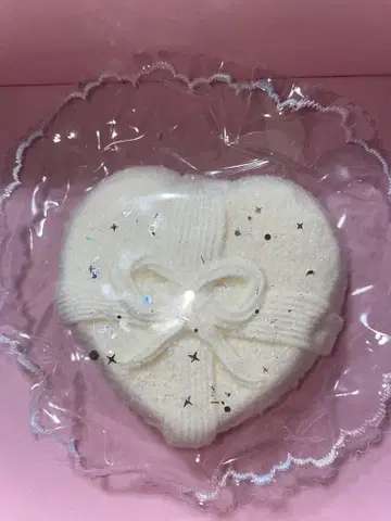 하트 케이크 화이트 복슬복슬 kikisquishy 스퀴즈