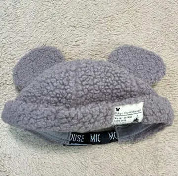 도쿄 디즈니랜드 미키 귀 달린 복슬복슬 보아캡 디즈니 리조트