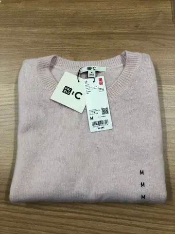 유니클로 UNIQLO C 캐시미어 캐시미어 크루넥 숏 스웨터