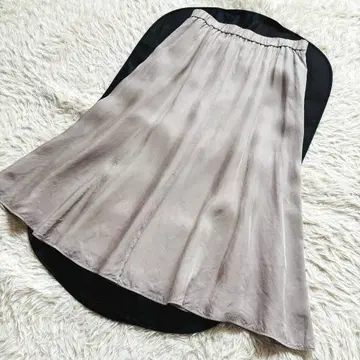 이번 시즌 25SS 23구 4L 피브릴 트윌 개더 스커트 베이지