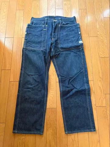 SASSAFRAS 사사프라스 폴 리프 팬츠 데님 M