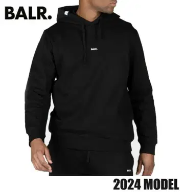 BALR. 블랙 후드티 2024 모델 보라