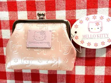 초레어 1999년 헬로키티 카오하나 지갑 가마구치 동전 지갑 핑크