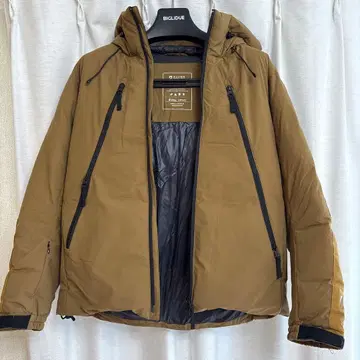 SHIPS 브라운 후드 부착 다운 자켓