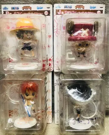 원피스 제일복권 큥캐릭터 피규어 4점 세트