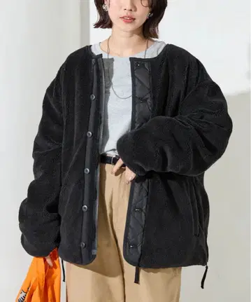 새상품! 프릭스스토어 Taion 리버서블 보아 퀼팅 다운