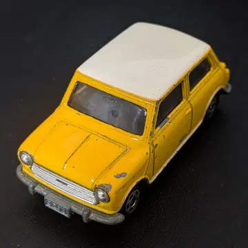 토미카 일본제 파랑 상자 No.F8 미니 쿠퍼 G BLMC 노랑