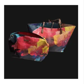 Desigual / 컬러풀 꽃무늬 토트백