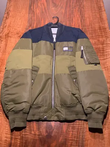 TOMMY HILFIGER MA-1 자켓 올리브 그린 네이비