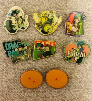 드래곤볼 핀 배지 8개 세트