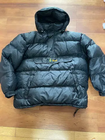 Woods 아노락 다운 자켓 후드 부착