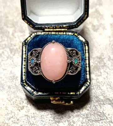 록잔 핑크 오팔 오팔 925 반지