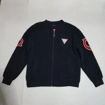 GUESS 게스 보아 자켓 퍼 자켓 플리스