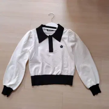 MARY QUANT 벌룬 슬리브 피케 셔츠