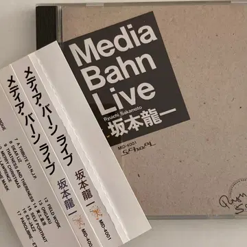 새상품급! 초회반! 사카모토 류이치 미디어 번 라이브 MID-4001