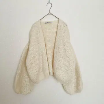 ATELIER N'S 니트 가디건 볼레로 알파카 89% 아틀리에에누즈