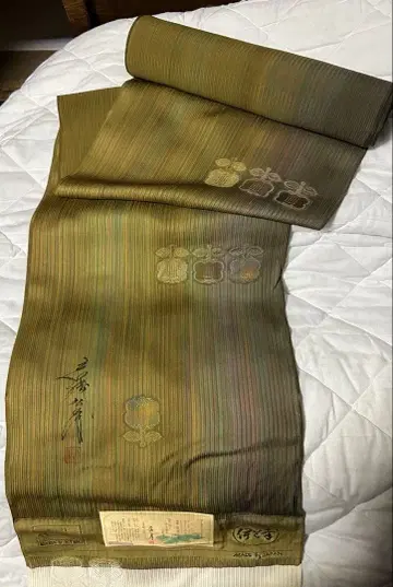 [ 새상품 옷감 ] 하오리 코트 실크 100%