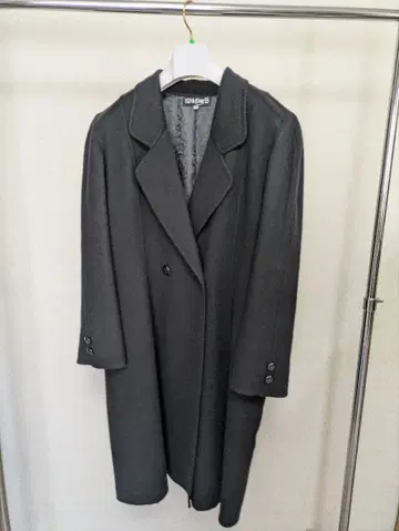 캐시미어 100% 롱 코트 블랙 9호 M~L