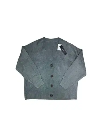 새상품 가디건 두꺼운 원단 프리 사이즈 그레이쉬 그린 레카 reca