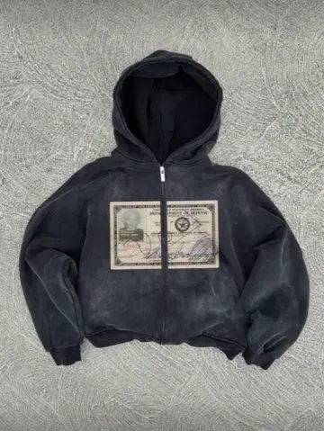 90s풍 지퍼 후드티 y2k 스트릿 그런지 블랙