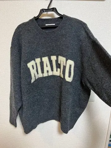 FREAK'S STORE RIALTO 로고 스웨터 M 사이즈 다크 그레이