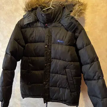 Penfield L 탈부착식 후드 부착 패딩 자켓 블랙