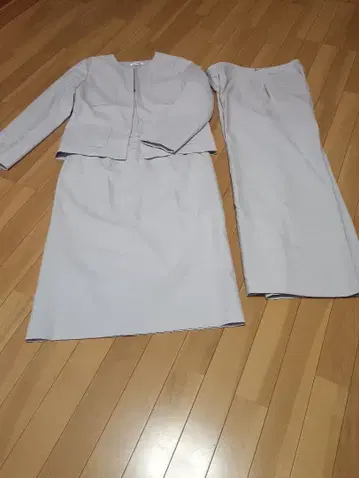 나라 까미체 라이트 그레이 셋업