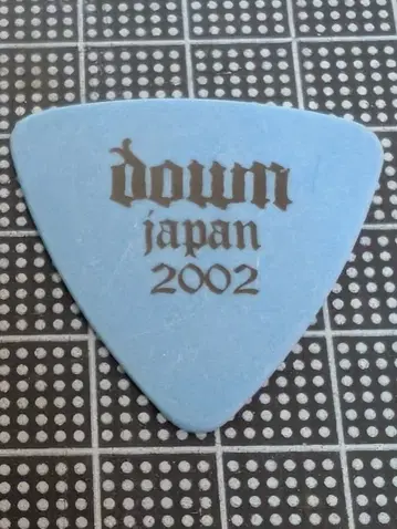 2002년 일본 공연 DOWN Rex 기타 피크 일본 공연 한정판