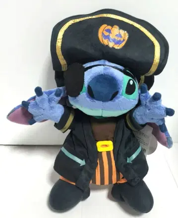 디즈니 스토어 스티치 해적 봉제 인형 할로윈 2005 파이리츠