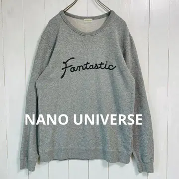 NANO UNIVERSE 레터드 라이트 맨투맨 L size