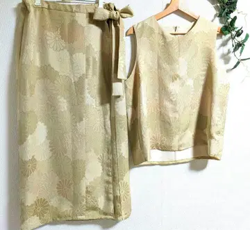 스커트, 블라우스 2종 세트 셋업 기모노 리메이크