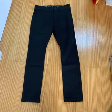 디키즈 슬림 팬츠 테이퍼드 WD5882 블랙 28 S