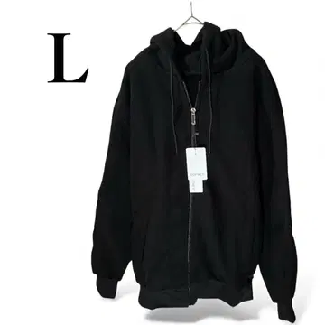 새상품 ODDFACE 풀 집업 후드티 블랙 L