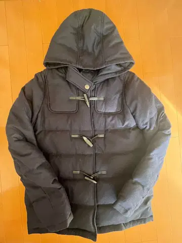 theory 네이비 다운 코트 후드 부착