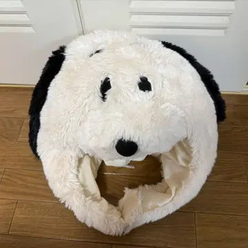 유니버셜 usj 스누피 플리스 모자