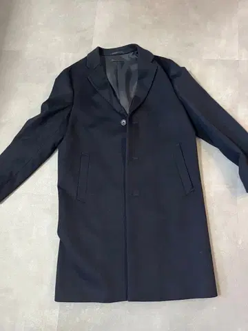 유니클로 울 캐시미어 체스터 코트