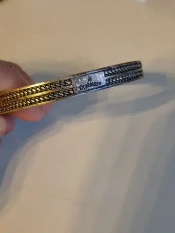 오로비안코 실버 뱅글