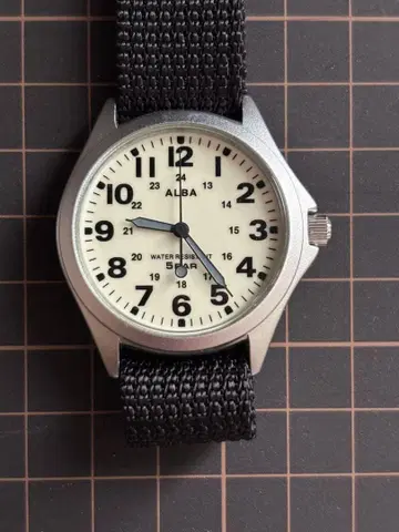 ALBA 알바 루미브라이트 밀리터리 워치