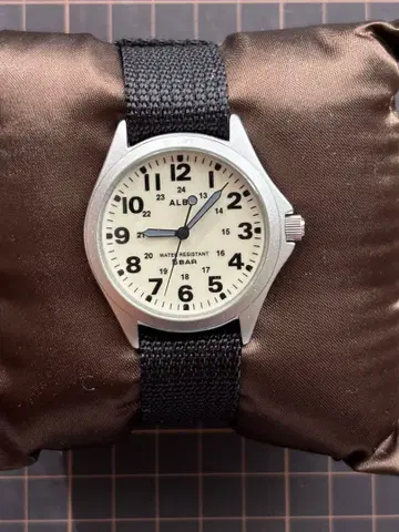 ALBA 알바 루미브라이트 밀리터리 워치 축광 아웃도어