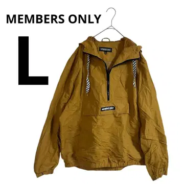 MEMBERS ONLY [ L ] 브라운 나일론 자켓
