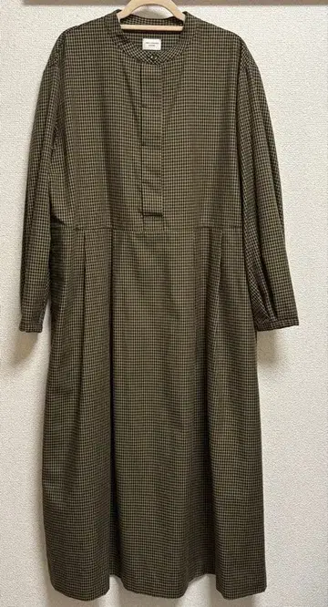 URBAN RESEARCH 체크 무늬 벌룬 슬리브 원피스