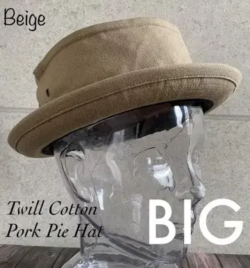 배송비 포함 BIG 사이즈 트윌 포크 파이 햇 올 시즌 남녀 BE