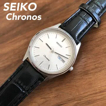 [ SEIKO ] 크로노스 화이트 다이얼 쿼츠 Chronos