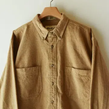 90s 에디 바우어 샤모어 셔츠 베이지 민트급 컨디션 데드