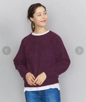 뷰티&유스 샤기독 스웨터/니트